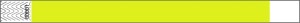 Neon Yellow Custom Tyvek Wristbands